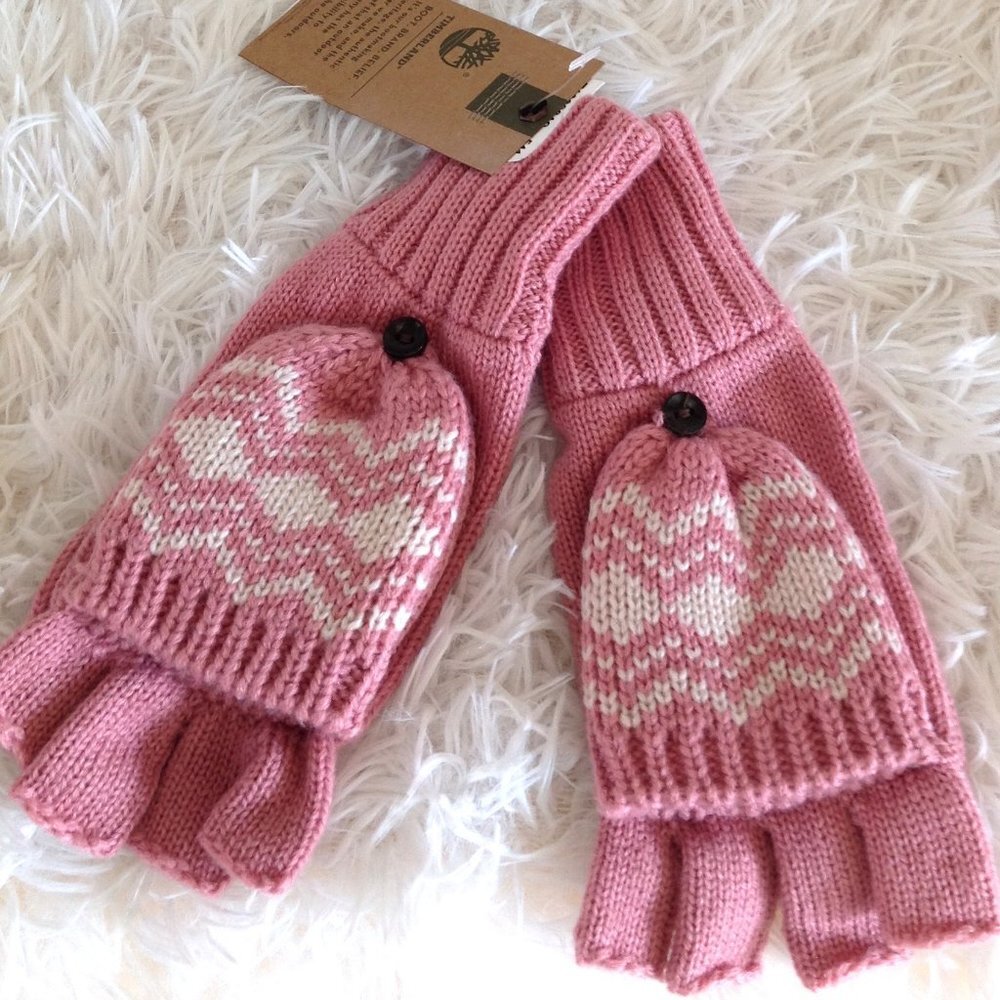 Timberland Mittens & Fingerless Gloves Barbiecore